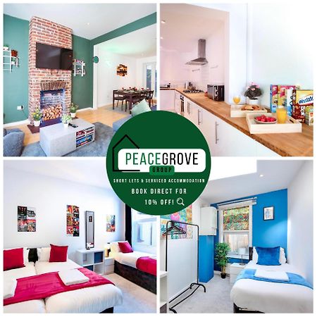 Three Bedroom House By Peacegrove Homes Short Lets & Serviced Accommodation Brighton With Free Wifi & Pet Friendly 외부 사진